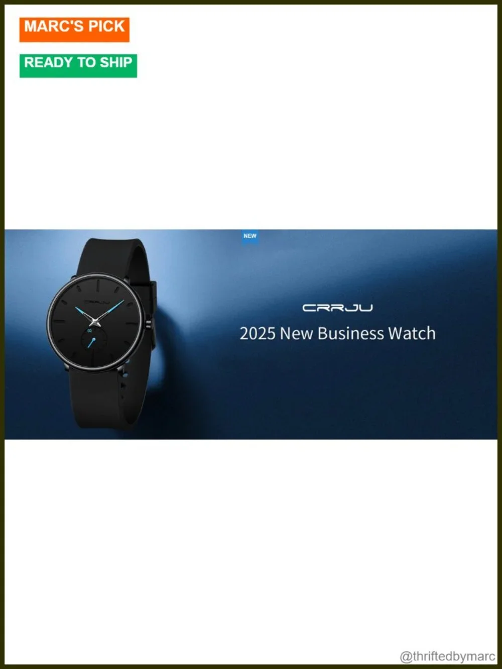 Ultra Thin Quartz Wristwatch with Silicone Band, Water Resistant, Unisex